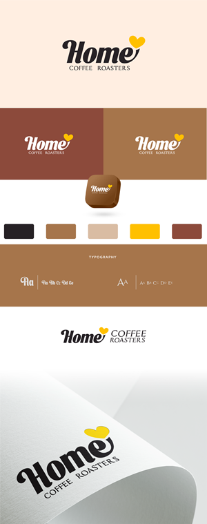 Design de Logo par Skozer pour Home Coffee Roasters | Design : #34047610