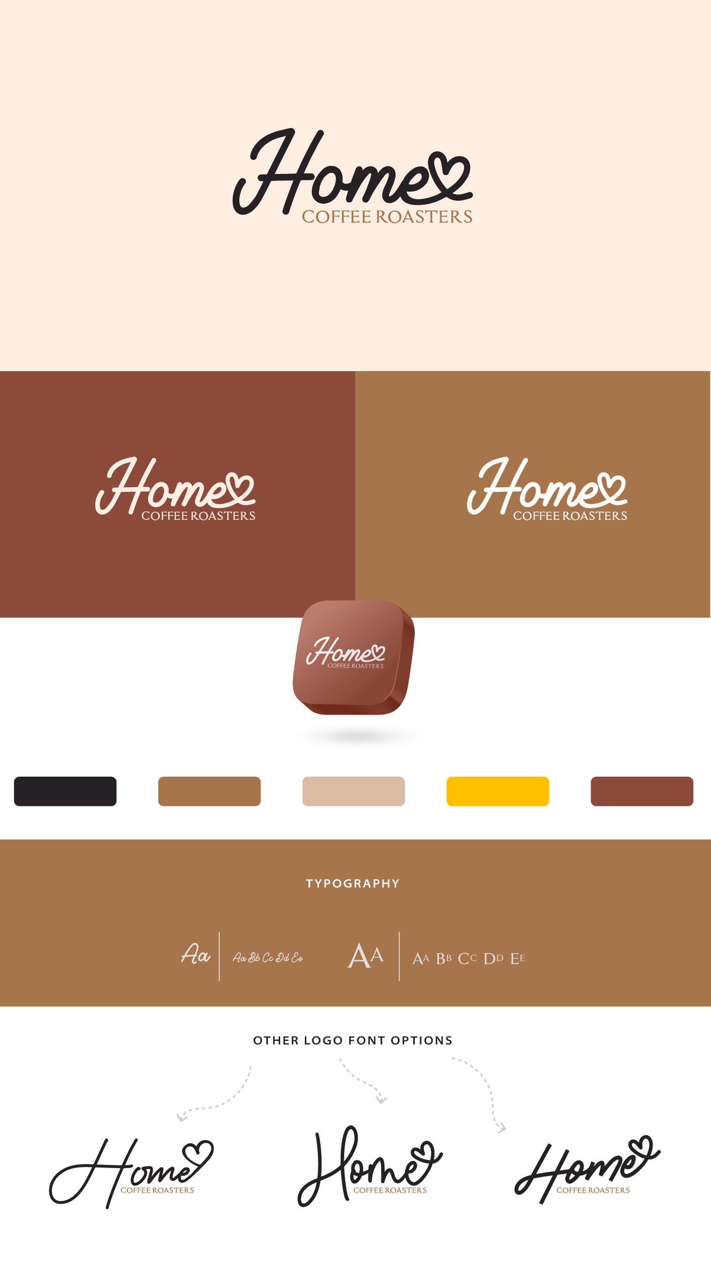 Logo-Design von Skozer für Home Coffee Roasters | Design #34053939