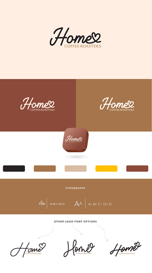 Logo Design by Skozer for Home Coffee Roasters | Design: #34053939
