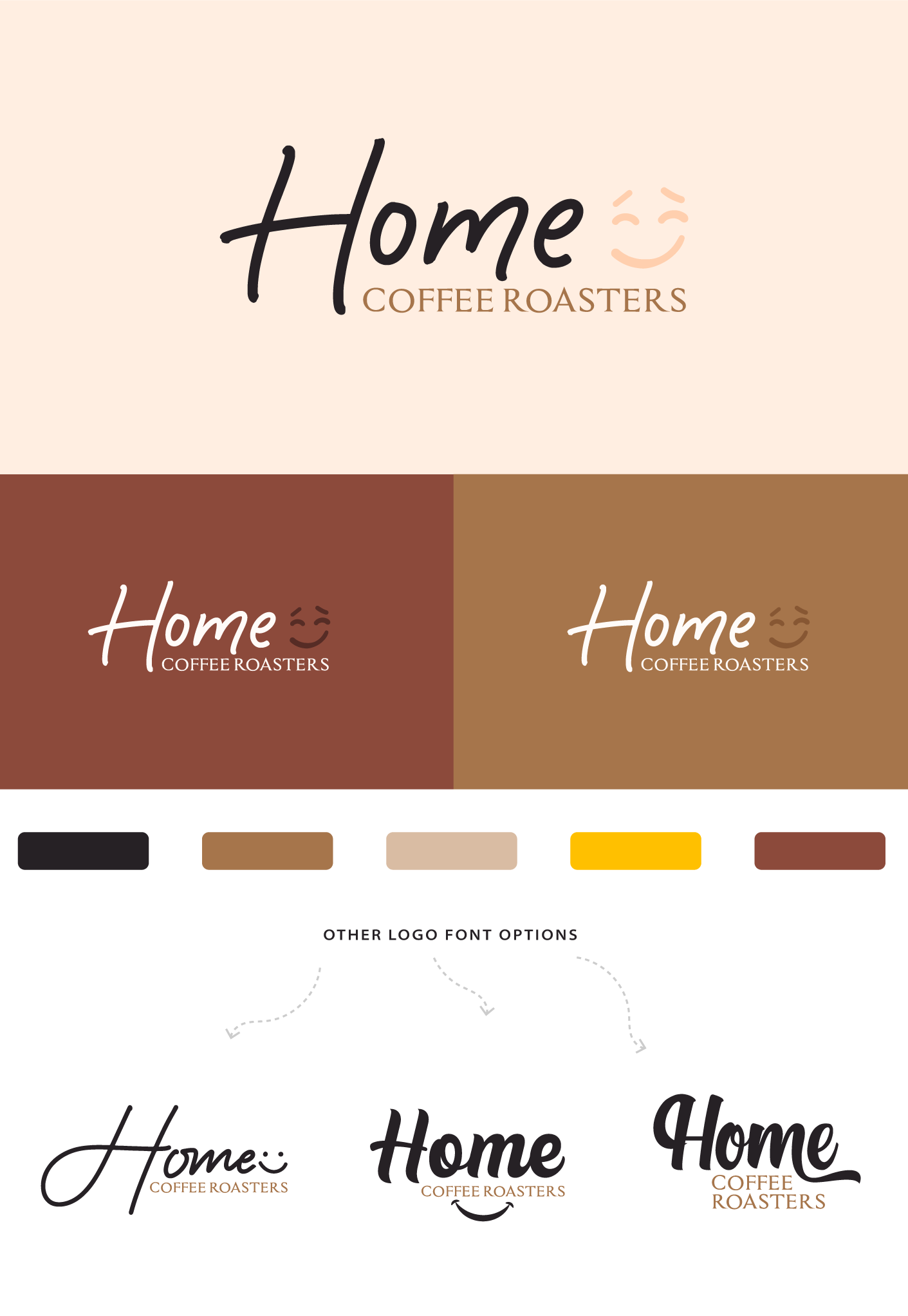 Logo Design by Skozer for Home Coffee Roasters | Design #34079585