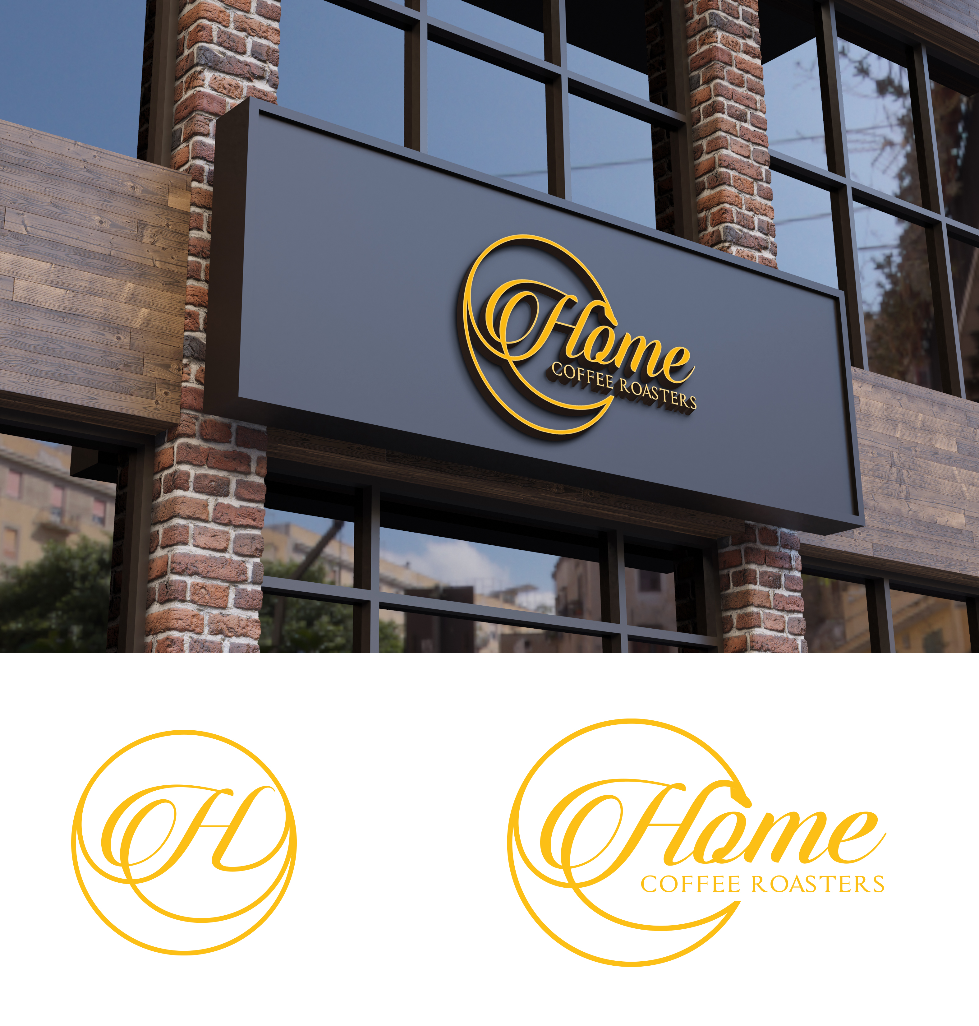 Logo-Design von Rubia@ für Home Coffee Roasters | Design #33970084