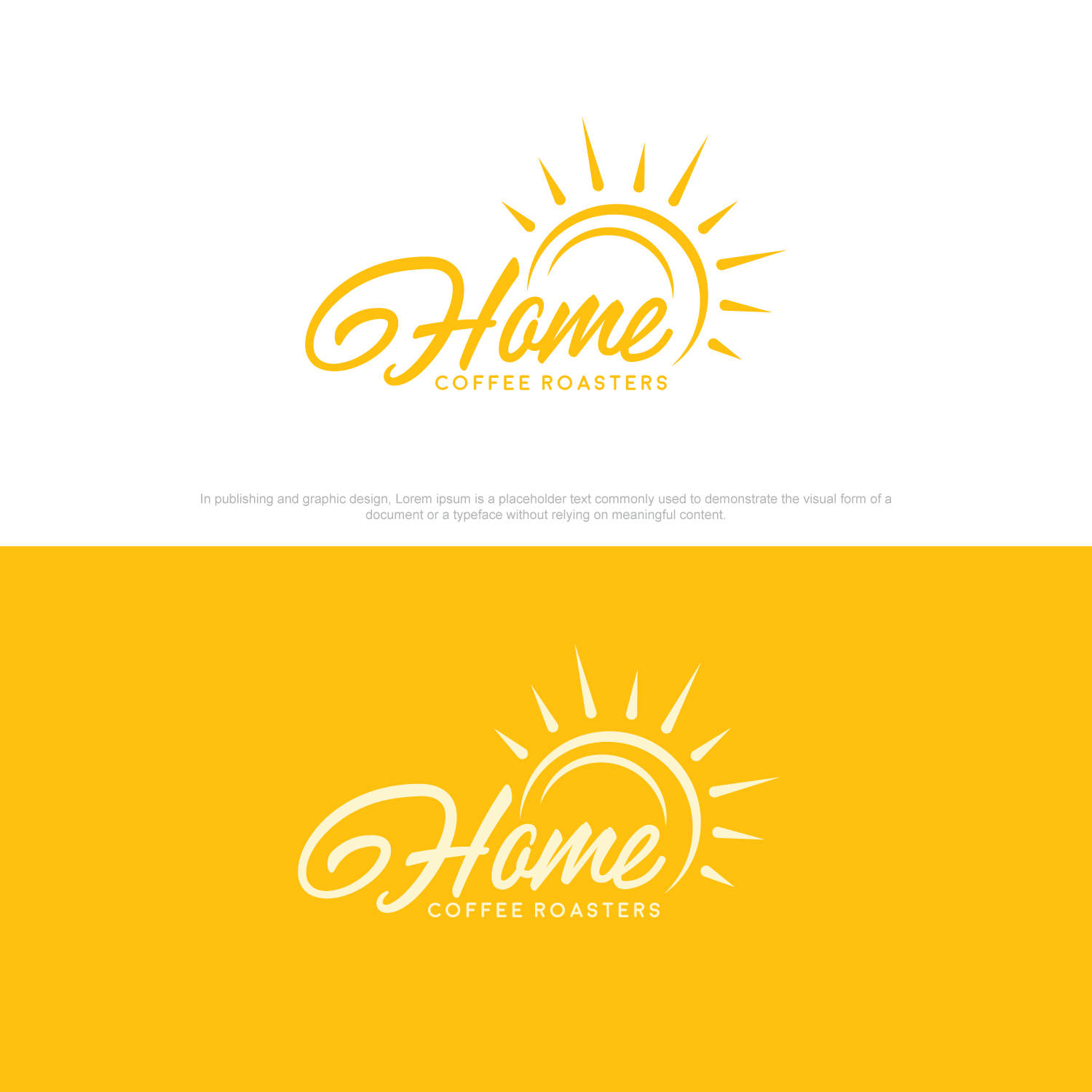 Logo Design by Logo bud design for Home Coffee Roasters | Design #33968488