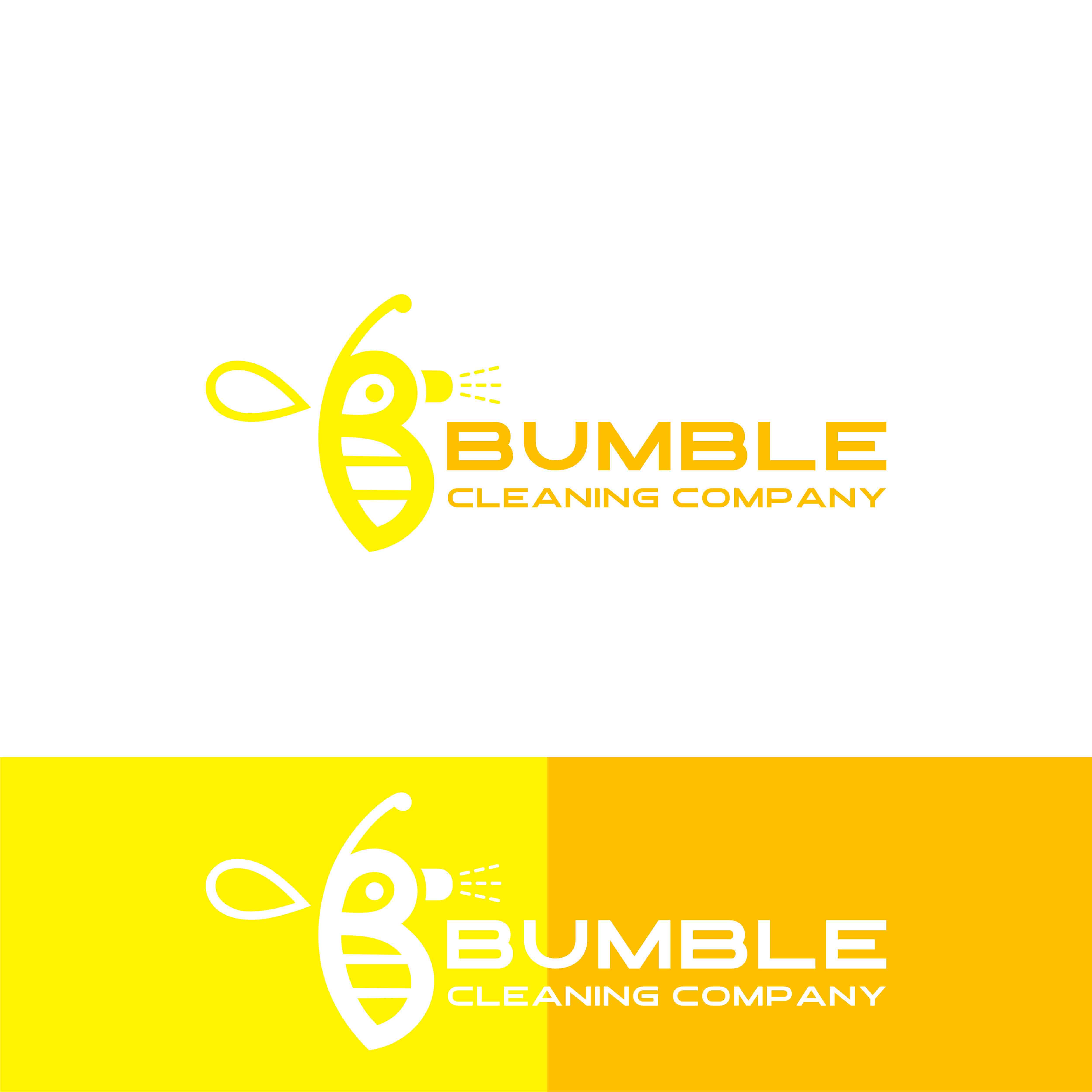 Logo Design by All art for Bumble Cleaning Company | Design #33968637