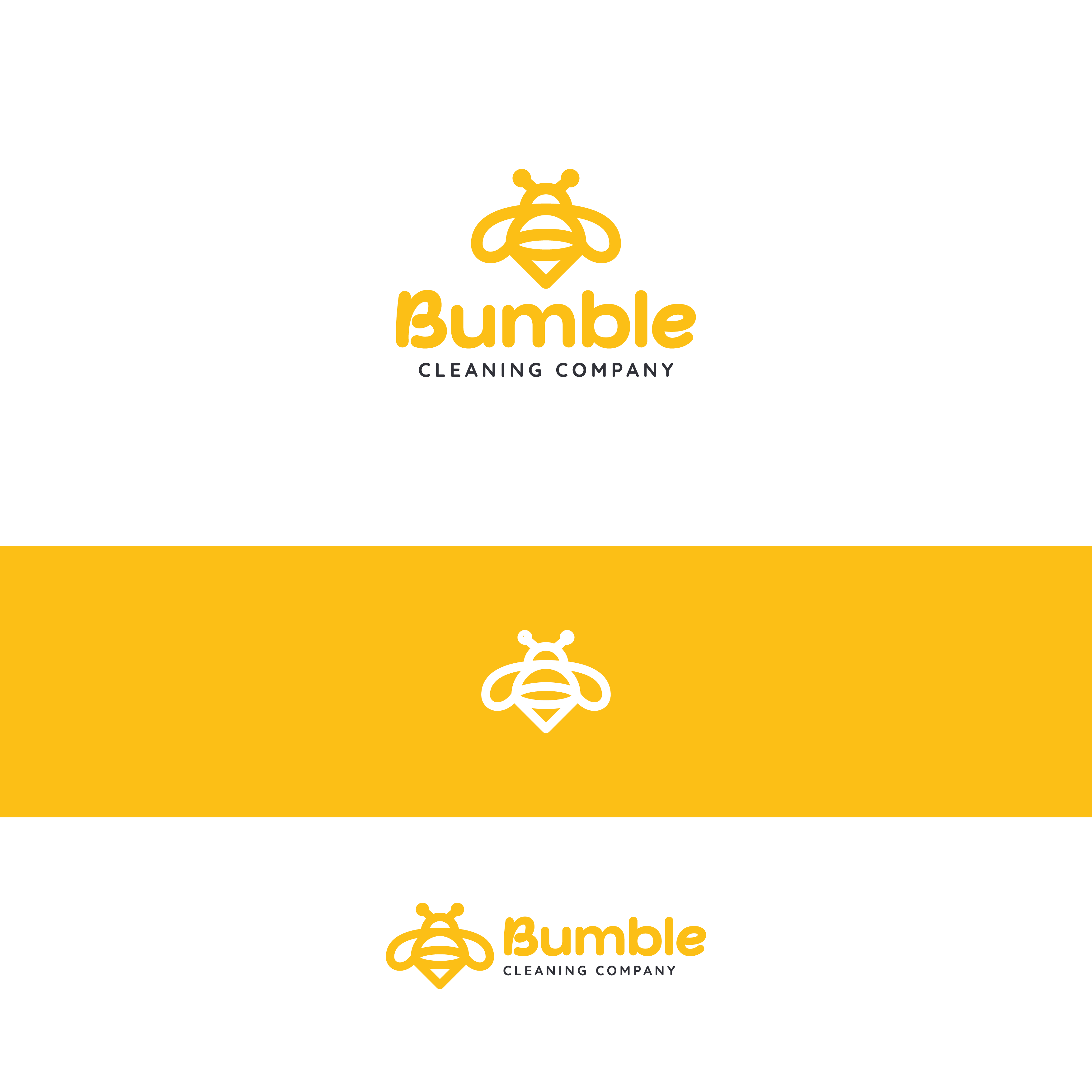 Logo Design by EDSENCE for Bumble Cleaning Company | Design #33975482