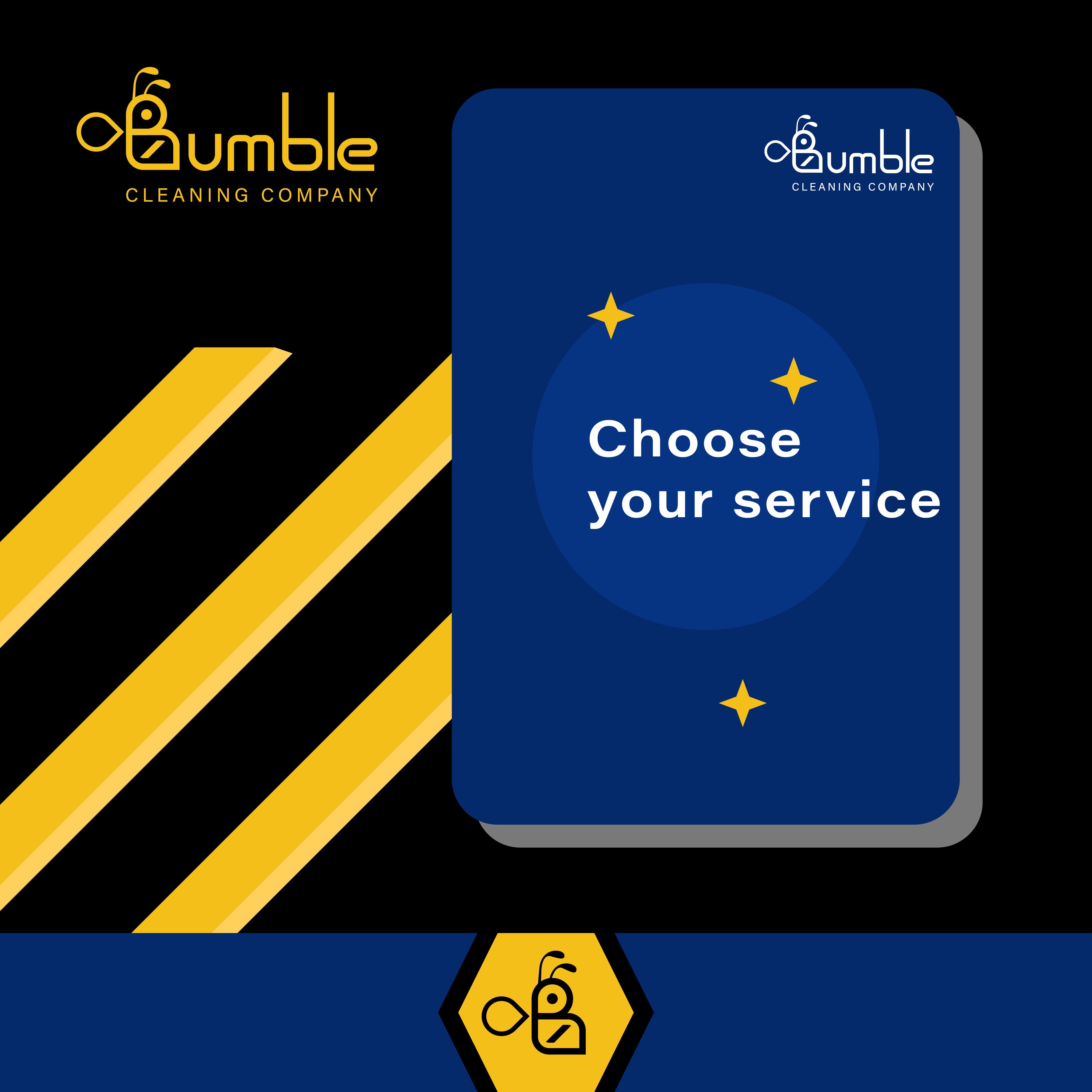 Logo Design by nurrun94 for Bumble Cleaning Company | Design #33973236