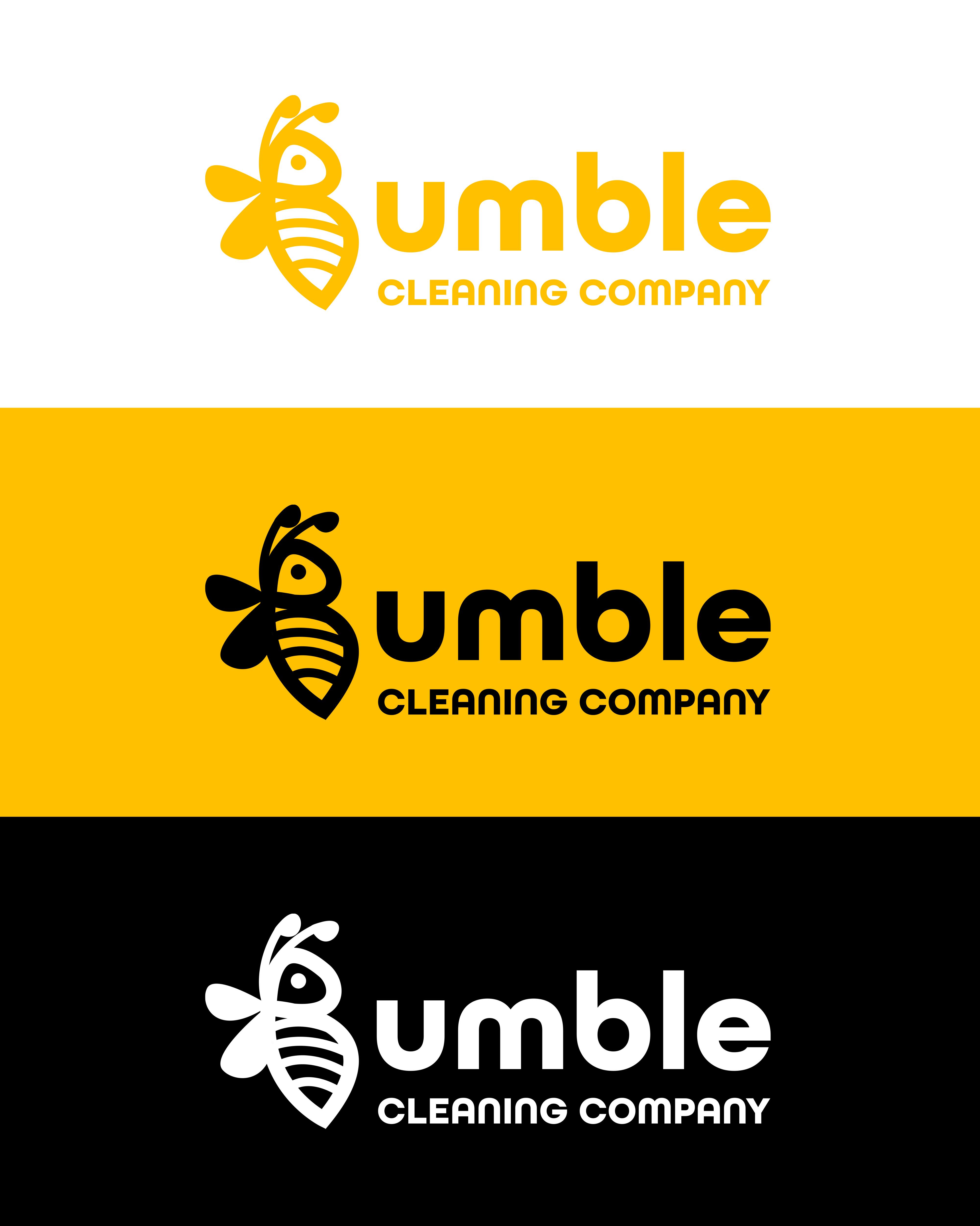 Logo Design by Hakaze Std for Bumble Cleaning Company | Design #33971864