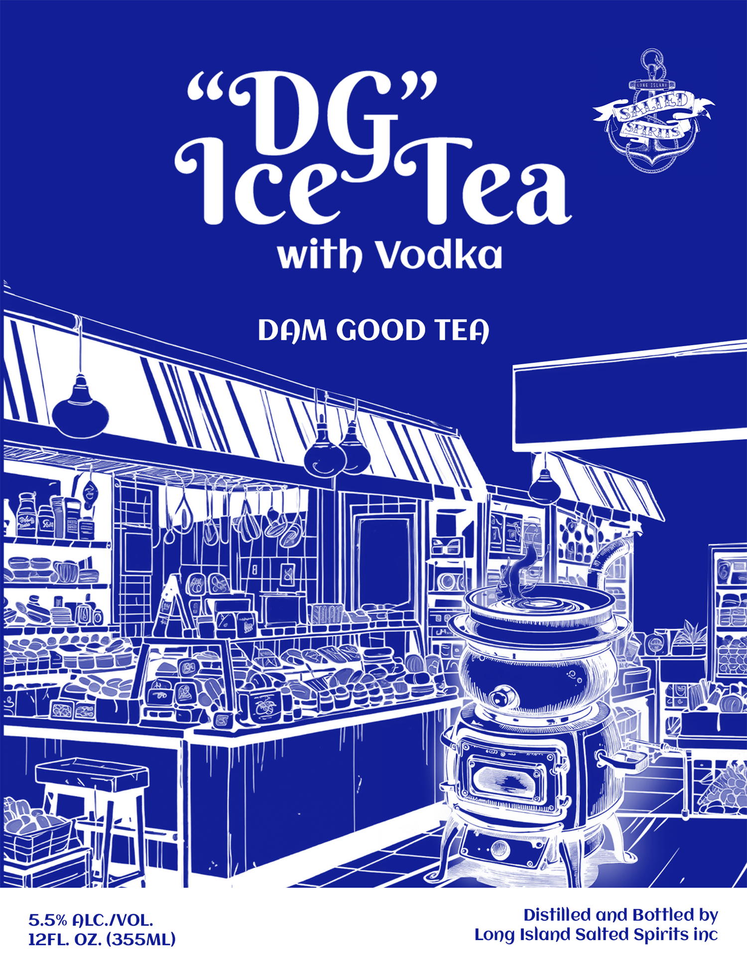 Label Design by sumdes for Long Island salted spirits inc  | Design #33988201