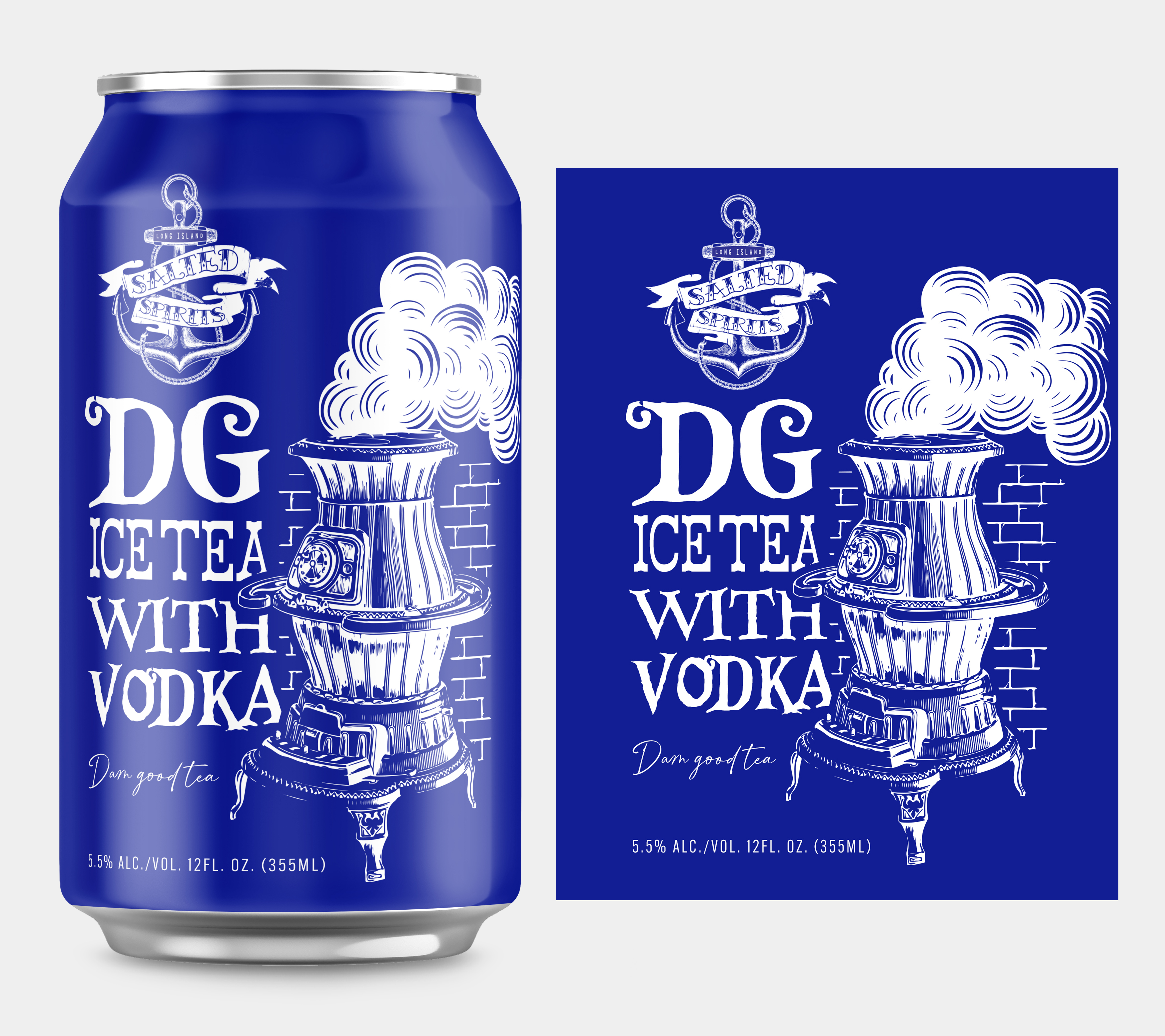 Label Design by SAI DESIGNS for Long Island salted spirits inc  | Design #33983297