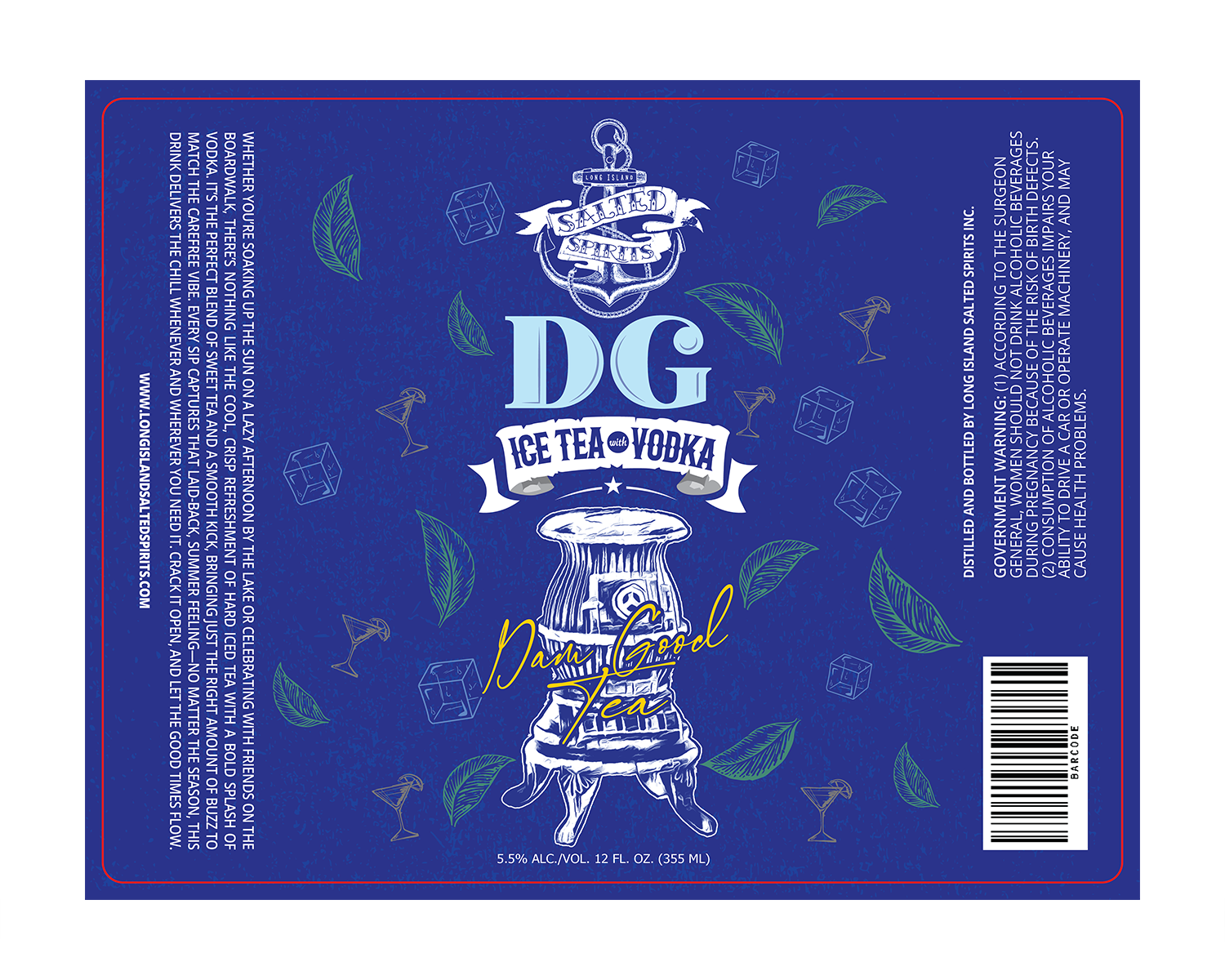 Label Design by Navisol Creatives for Long Island salted spirits inc  | Design #33980324