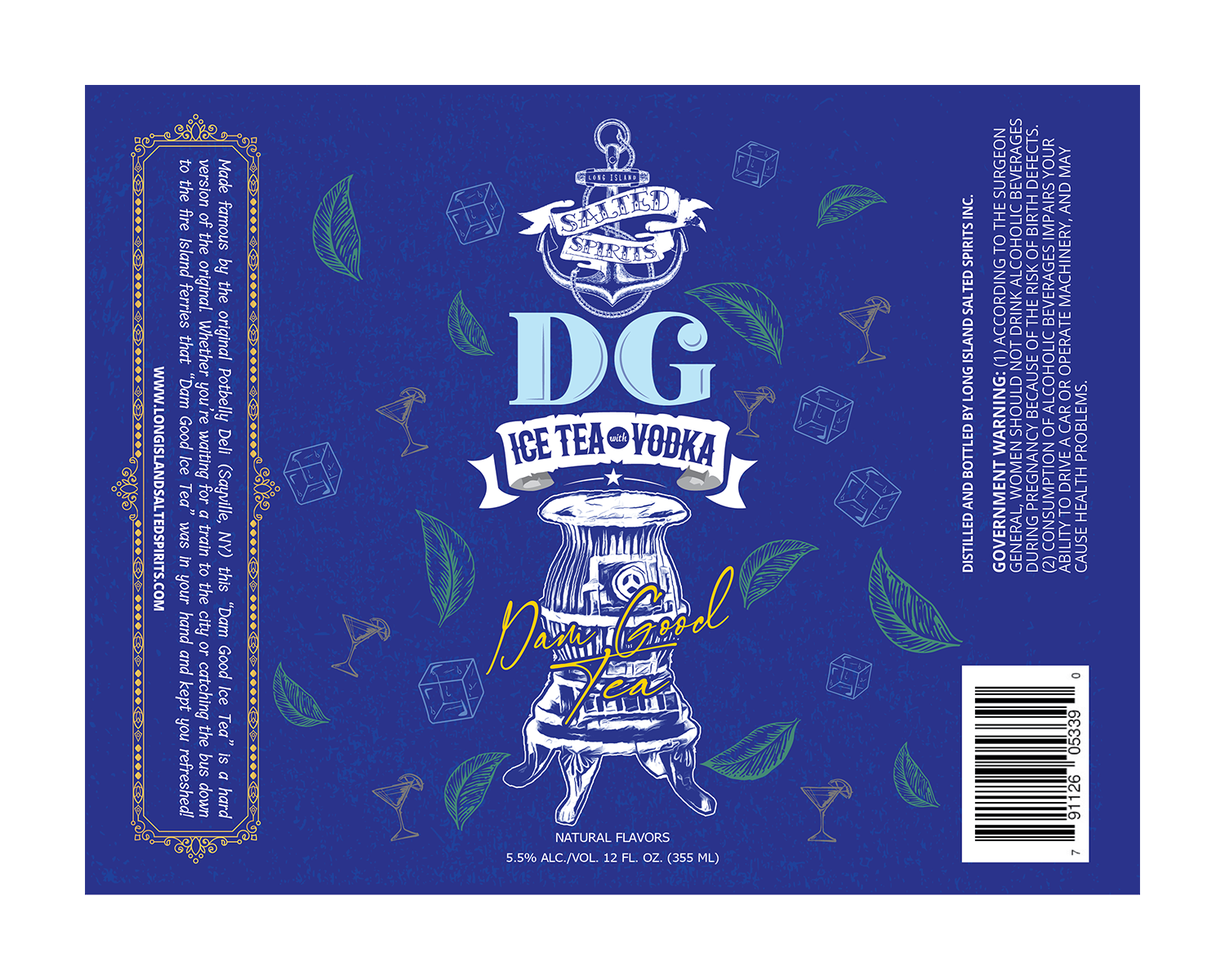 Label Design by Navisol Creatives for Long Island salted spirits inc  | Design #34027877