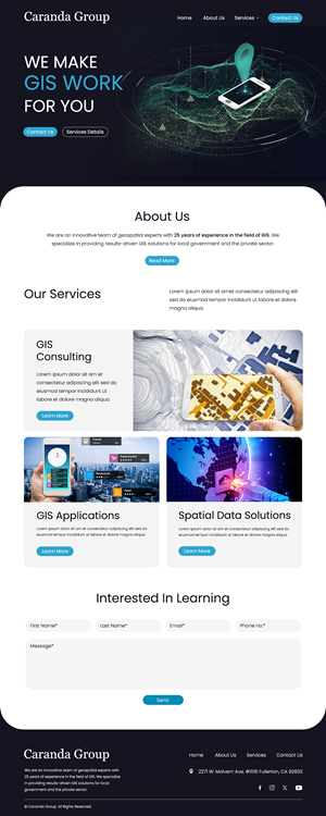 Diseño Web por designcircle para Caranda Group | Diseño: #33994868