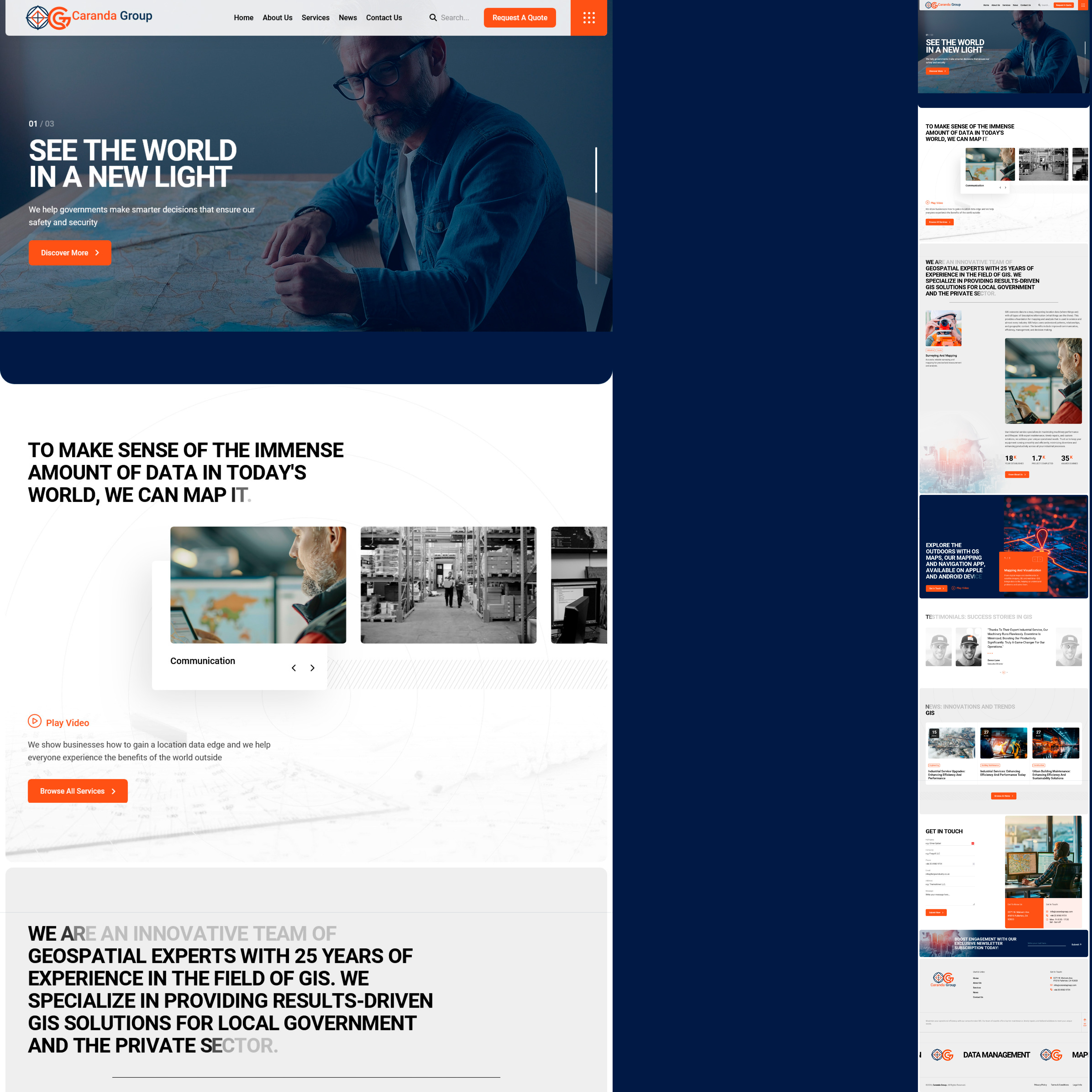 Diseño Web por DB_Design para Caranda Group | Diseño #33990654