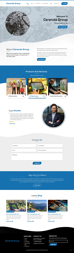 Web Design by pb for Caranda Group | Design: #33988704