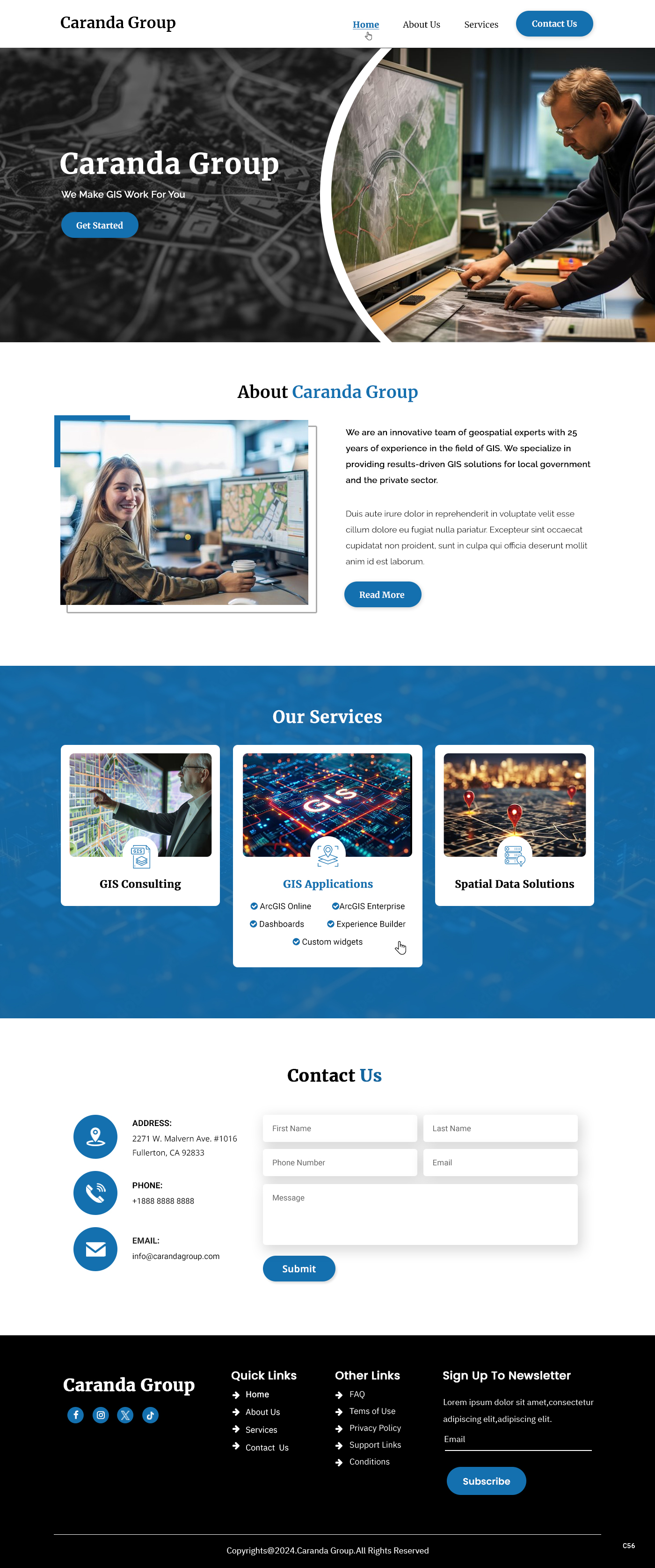 Web Design by pb for Caranda Group | Design #33988705