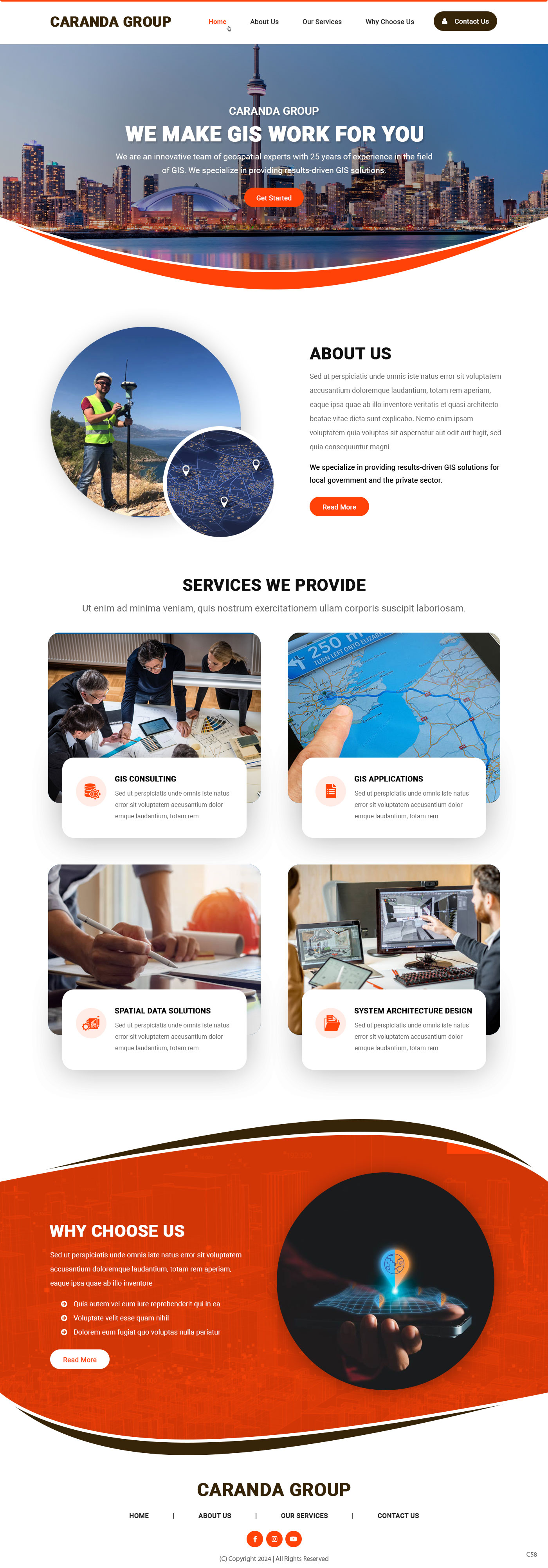 Web Design by pb for Caranda Group | Design #33988707