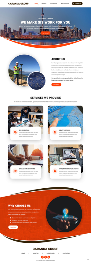 Web Design by pb for Caranda Group | Design: #33988707