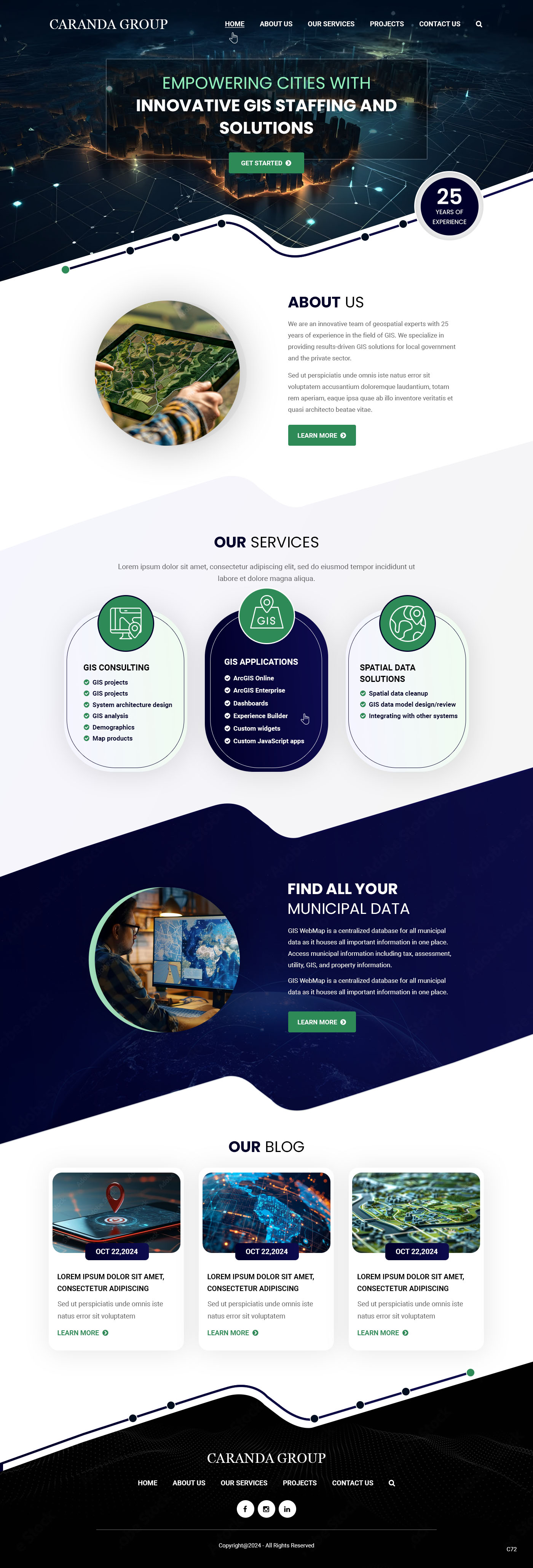 Web Design par pb pour Caranda Group | Design #33988715