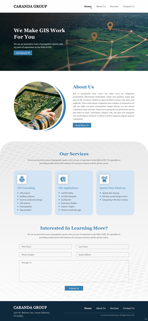 Web Design by pb for Caranda Group | Design: #33988716