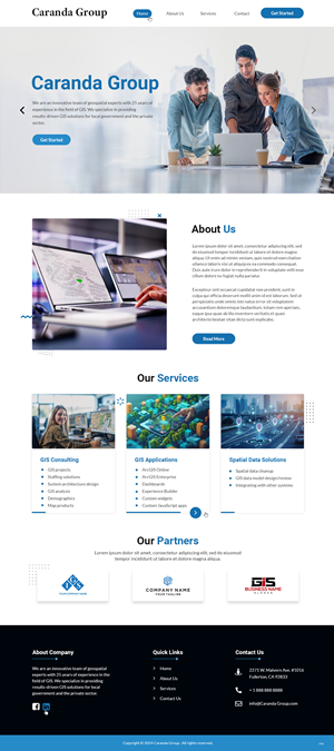 Web Design by pb for Caranda Group | Design: #33988717