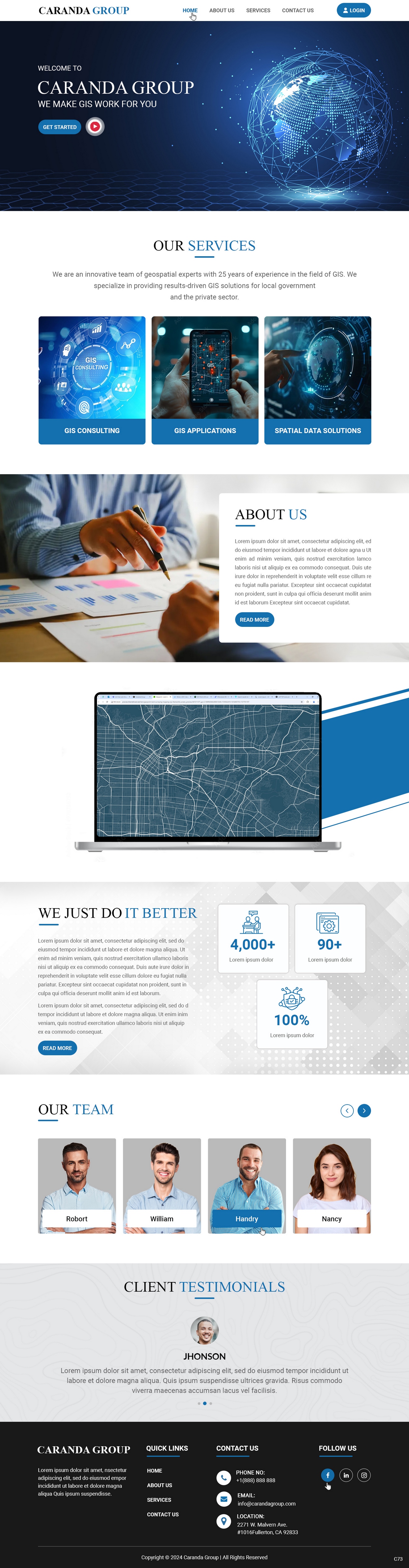 Web Design by pb for Caranda Group | Design #33988722