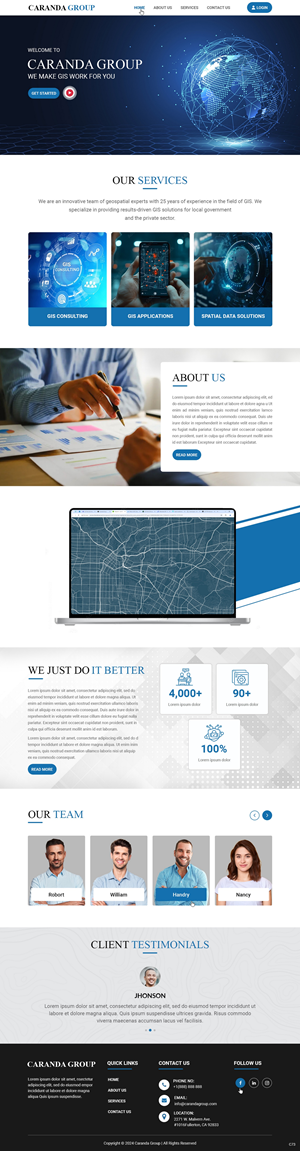 Web Design by pb for Caranda Group | Design: #33988722
