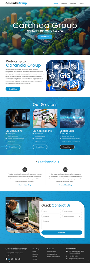 Web Design by pb for Caranda Group | Design: #33988724