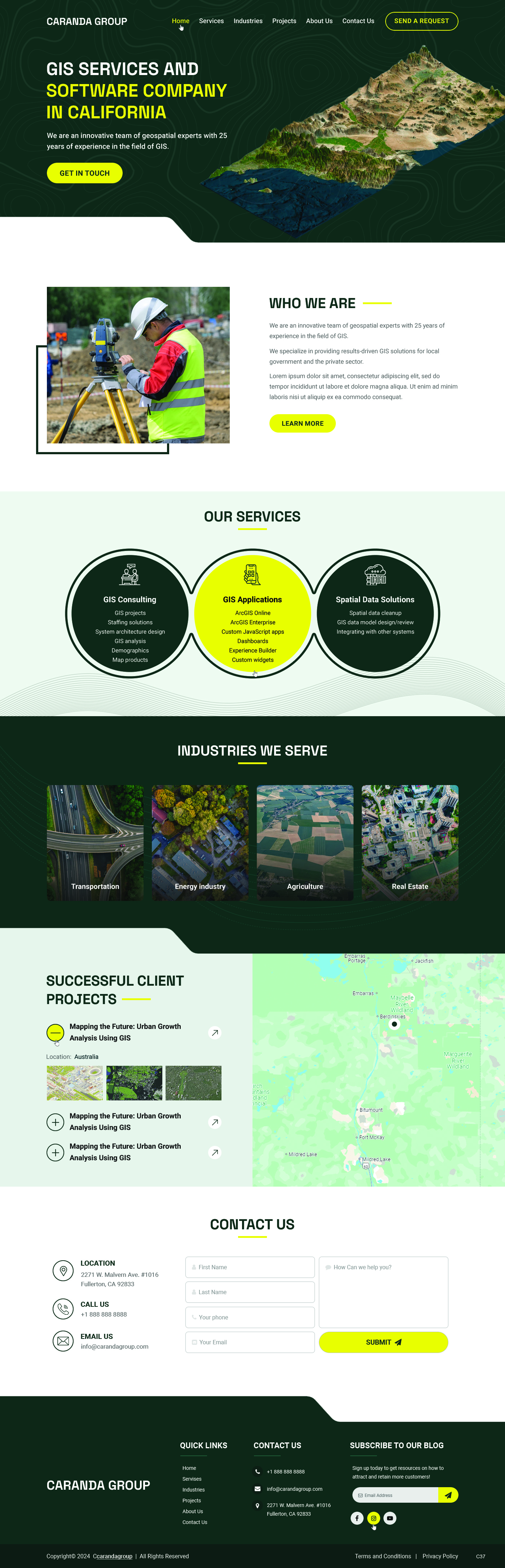 Web Design by pb for Caranda Group | Design #33996874