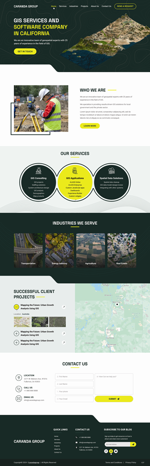 Web Design by pb for Caranda Group | Design: #33996874