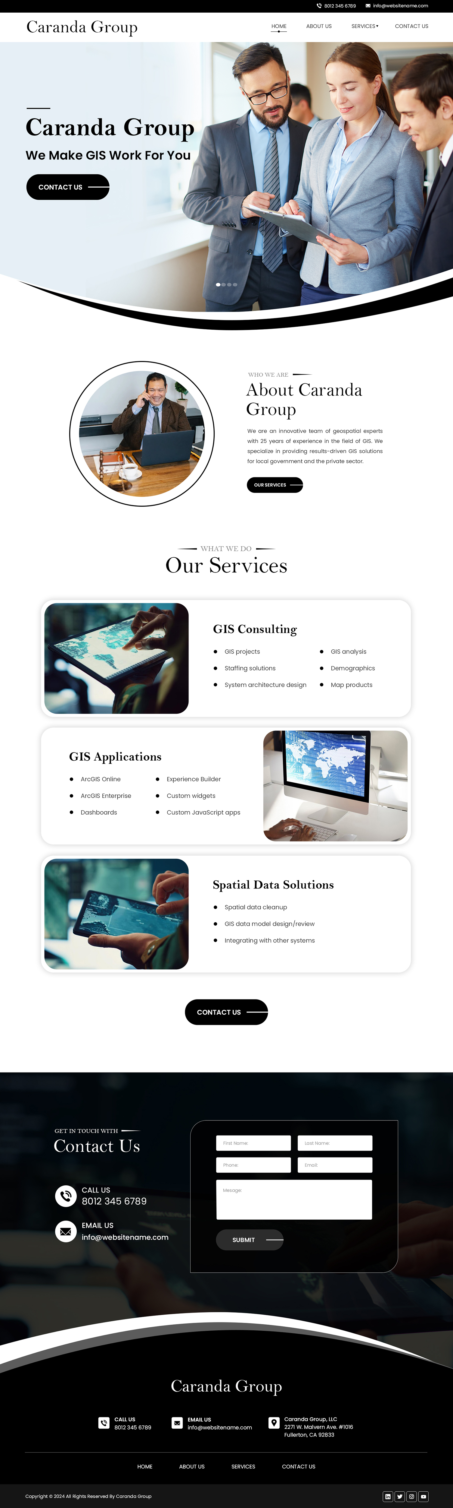 Web Design by Creations Box 2015 for Caranda Group | Design #33983890