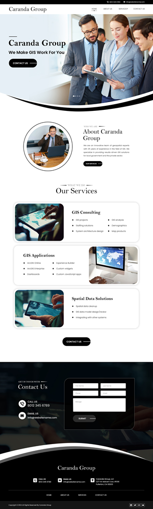 Web Design by Creations Box 2015 for Caranda Group | Design #33983890