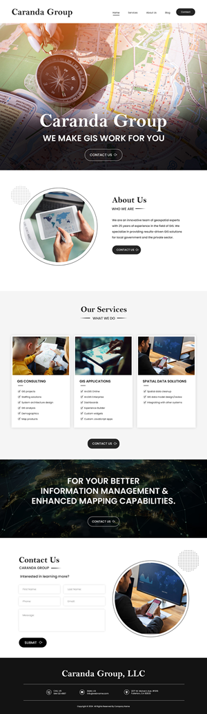 Diseño Web por Creations Box 2015 para Caranda Group | Diseño: #33983895