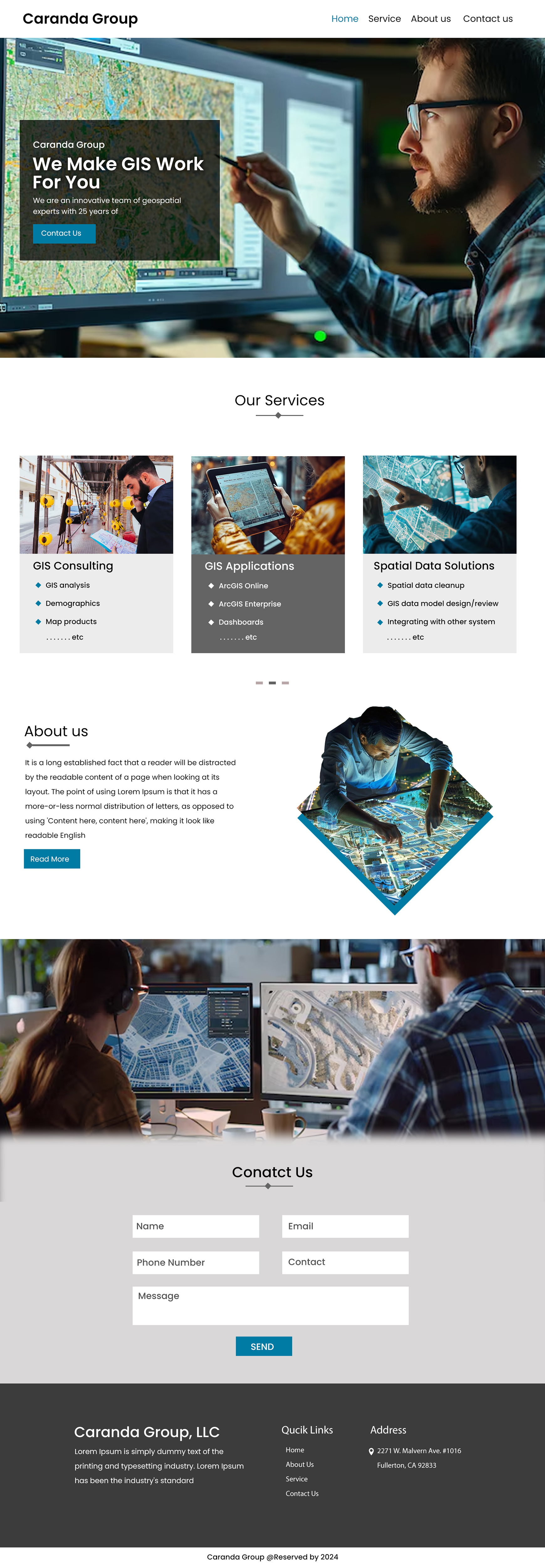 Diseño Web por Creations Box 2015 para Caranda Group | Diseño #33986376