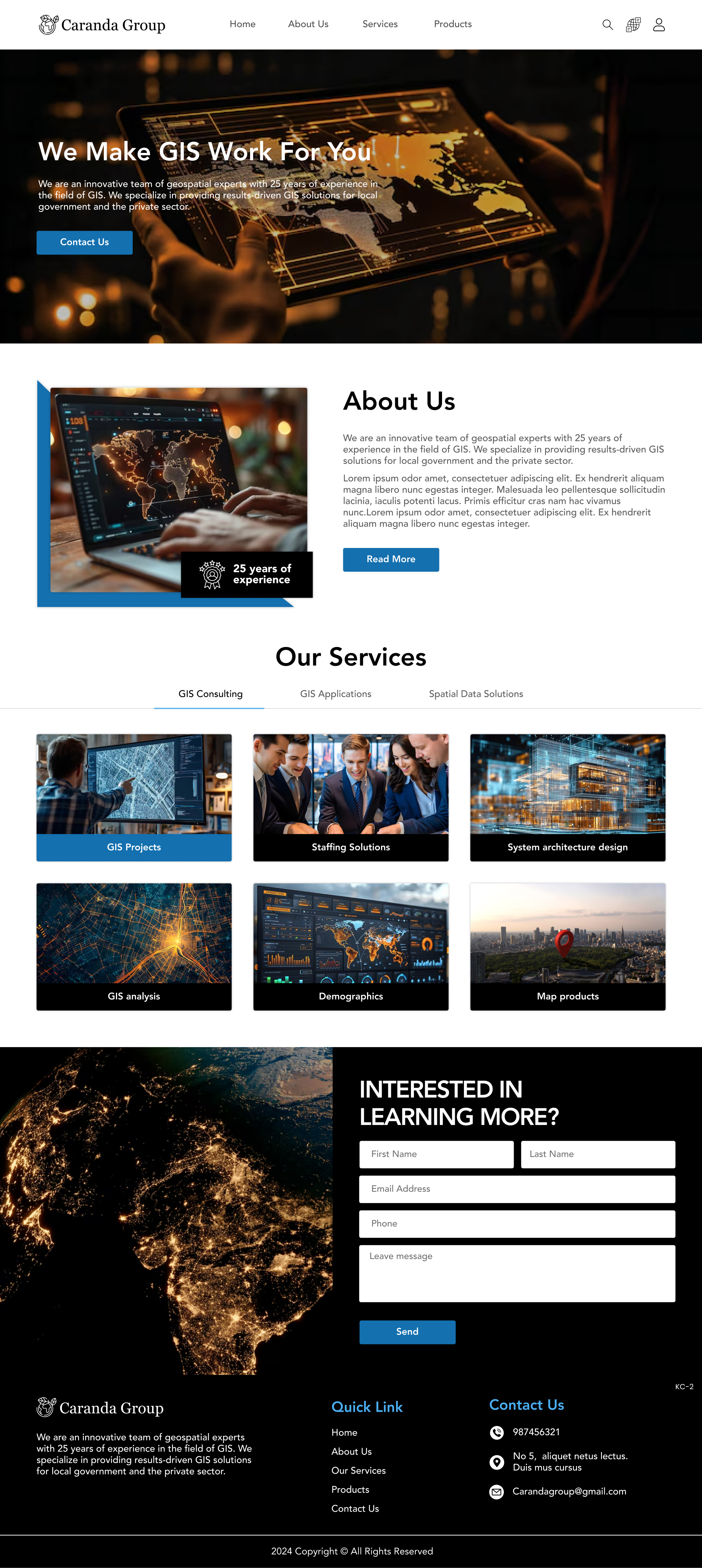 Diseño Web por Creative Slices para Caranda Group | Diseño #33995772