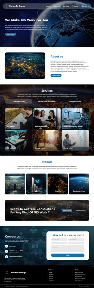 Web Design by Creative Slices for Caranda Group | Design #34008226