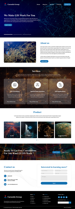 Diseño Web por Creative Slices para Caranda Group | Diseño: #34010772