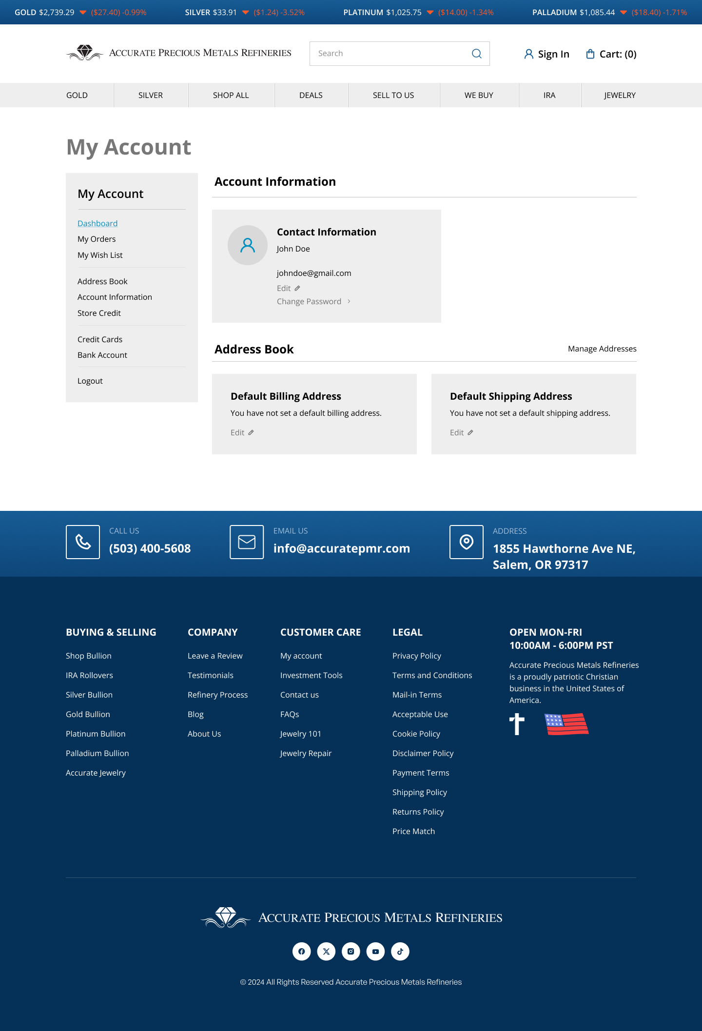 Diseño Web por Senthil Kumaar V para Accurate Precous Metals Refineries | Diseño #34038282