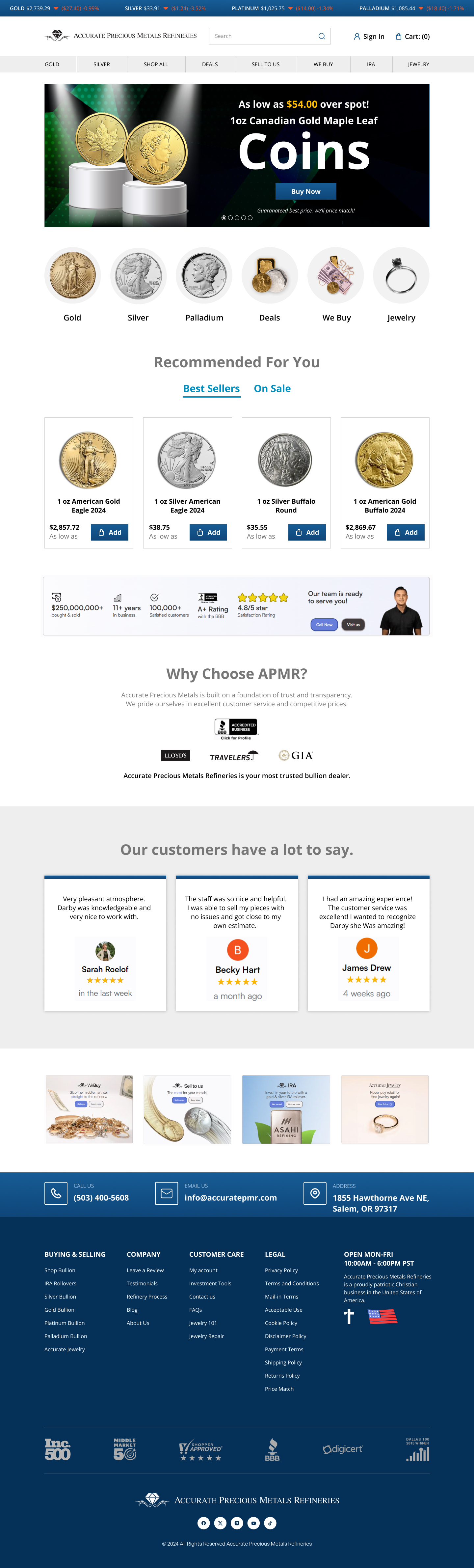 Web Design par Senthil Kumaar V pour Accurate Precous Metals Refineries | Design #34253410