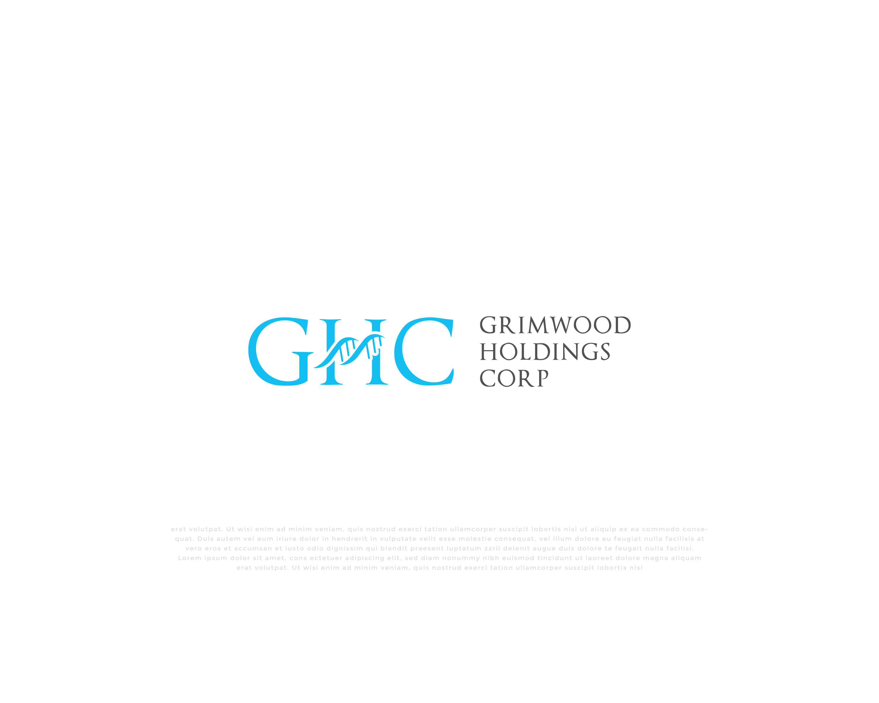 Logo-Design von mehedi.h für Grimwood Holdings Corp | Design #33986939