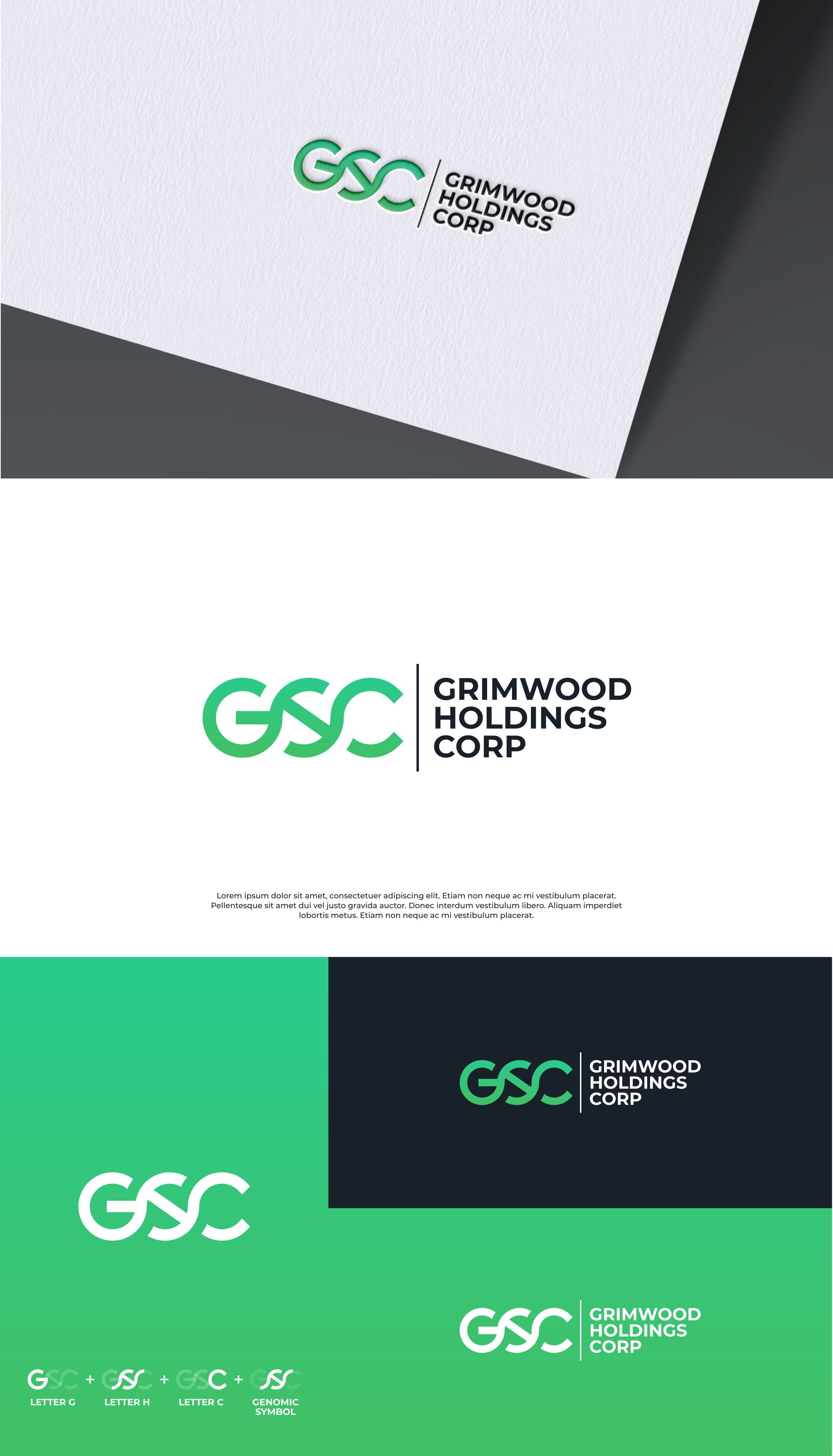 Logo-Design von Zaid Al Faqih für Grimwood Holdings Corp | Design #34025710