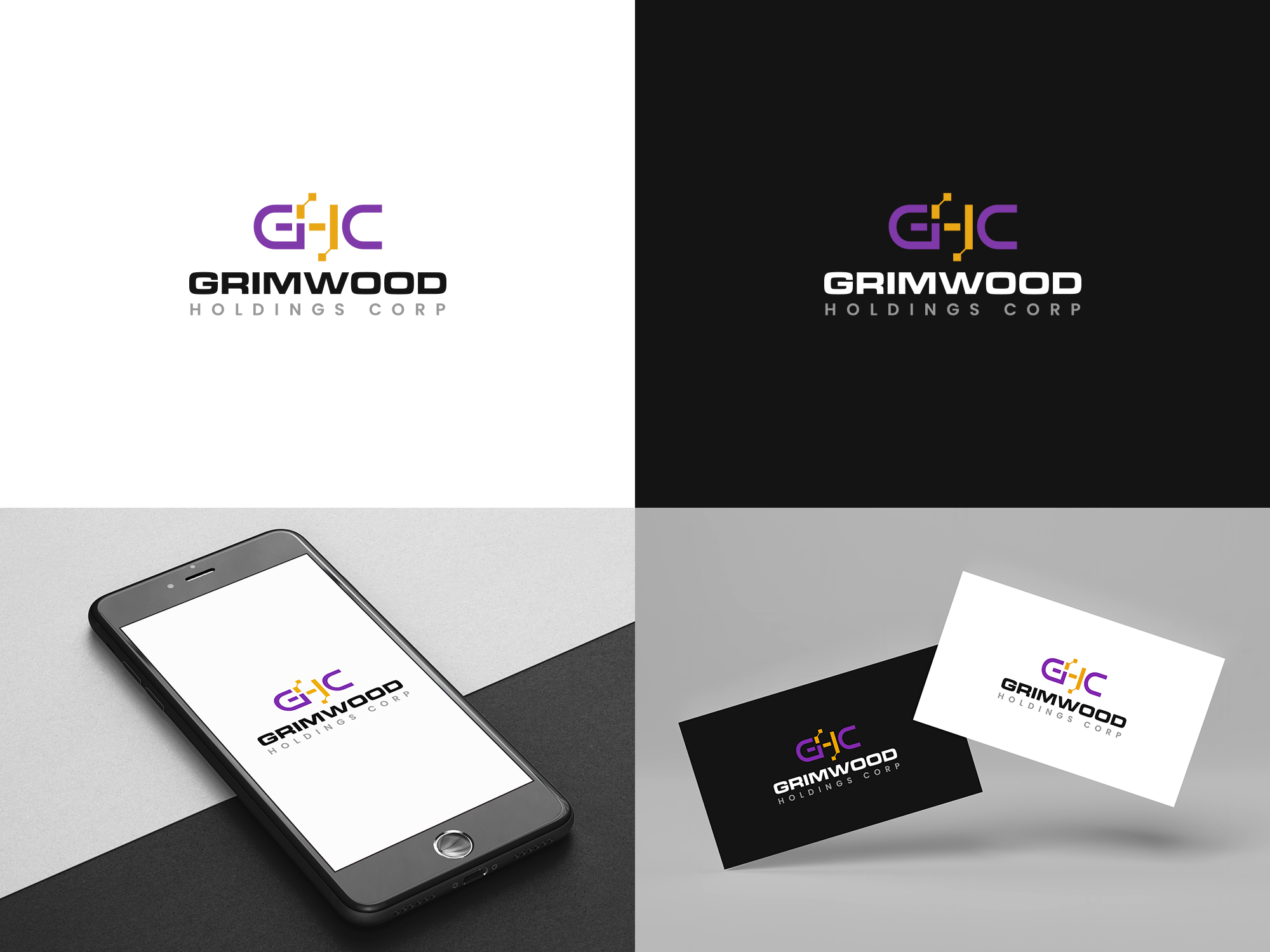 Logo Design by COLOUR CREATIVE for Grimwood Holdings Corp | Design #34010674