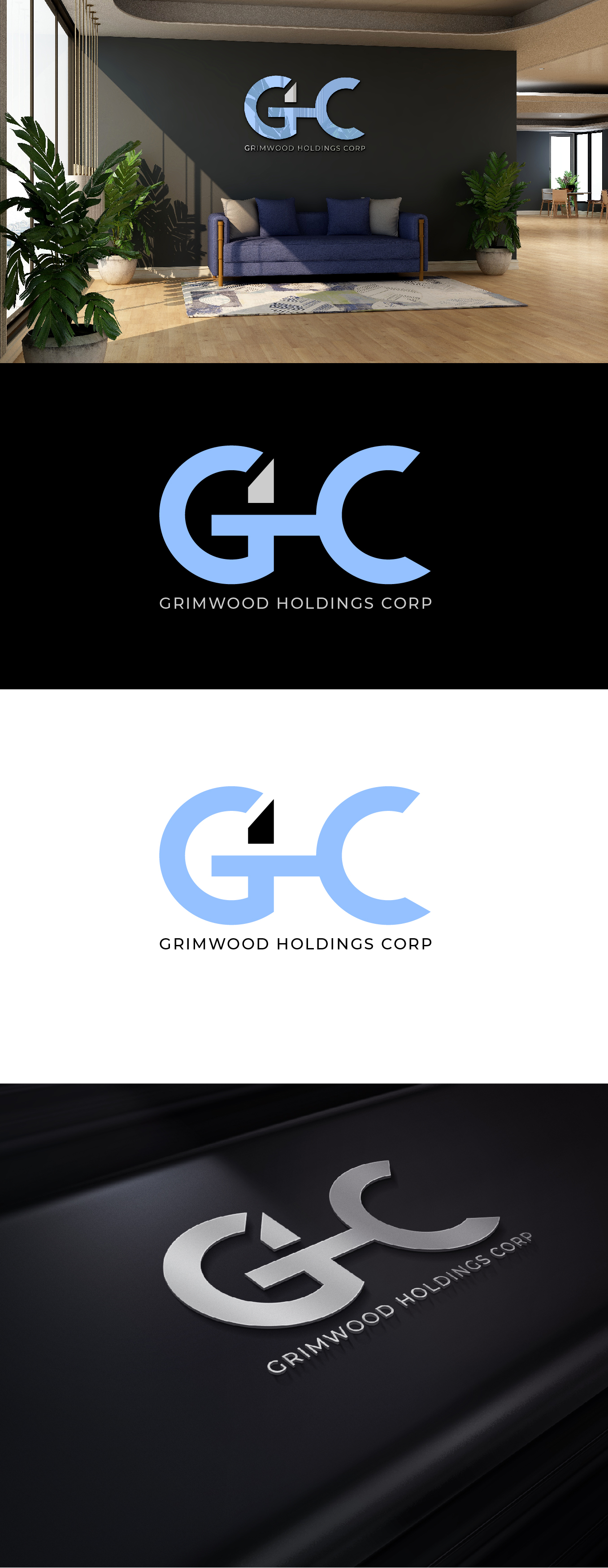 Logo Design by Tube light for Grimwood Holdings Corp | Design #34031829