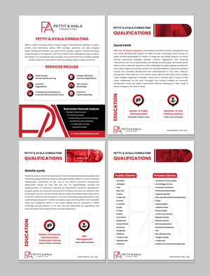 Broschüren-Design von SAI DESIGNS für DAVID PETTIT ECONOMIC DEVELOPMENT, LLC | Design: #34003810
