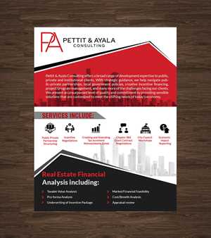 Broschüren-Design von crazy creation für DAVID PETTIT ECONOMIC DEVELOPMENT, LLC | Design: #33983694