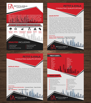 Broschüren-Design von crazy creation für DAVID PETTIT ECONOMIC DEVELOPMENT, LLC | Design: #33992788