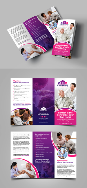 Flyer Design by Sam.Art for A Better Way Homecare | Design: #33985609