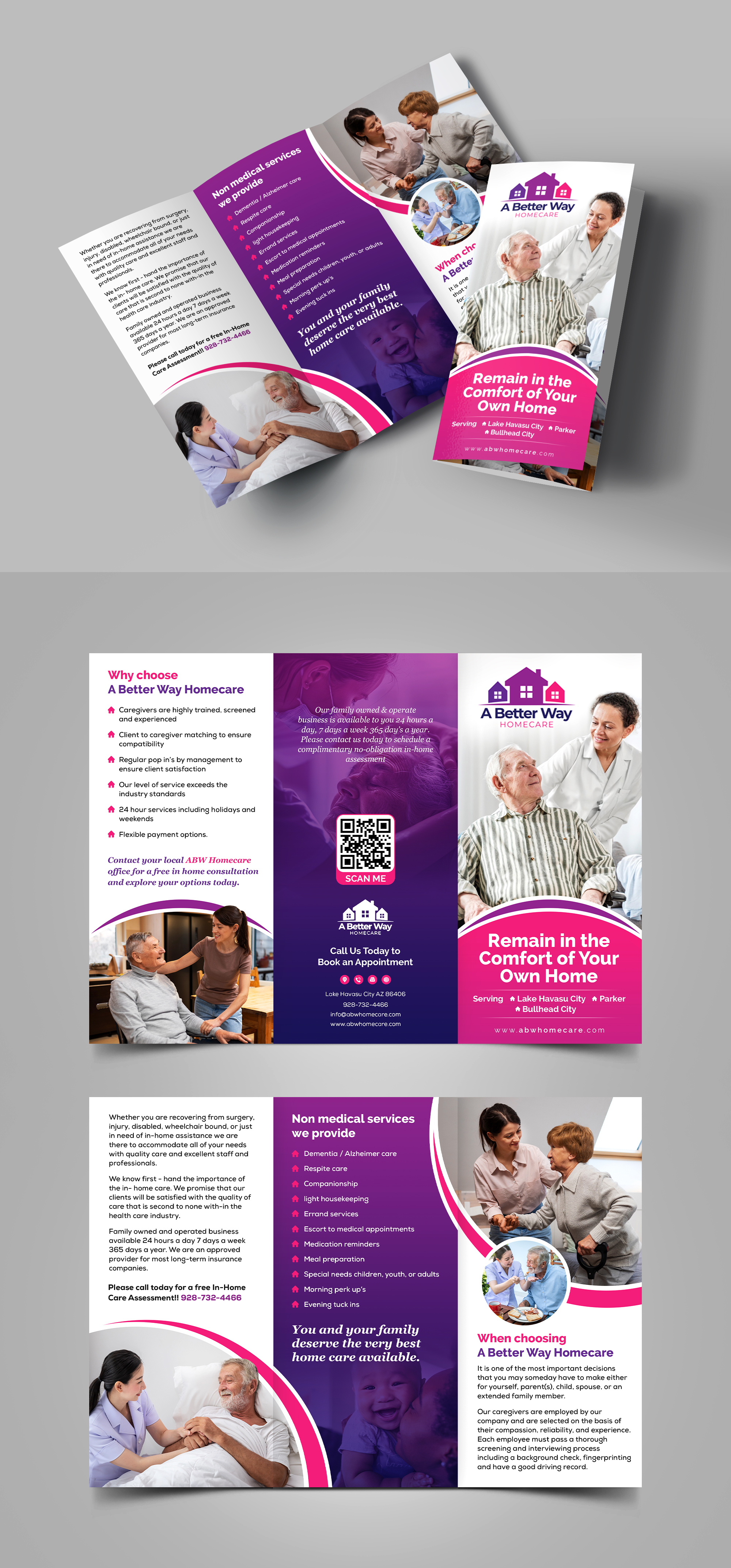 Flyer Design by Sam.Art for A Better Way Homecare | Design: #33988632