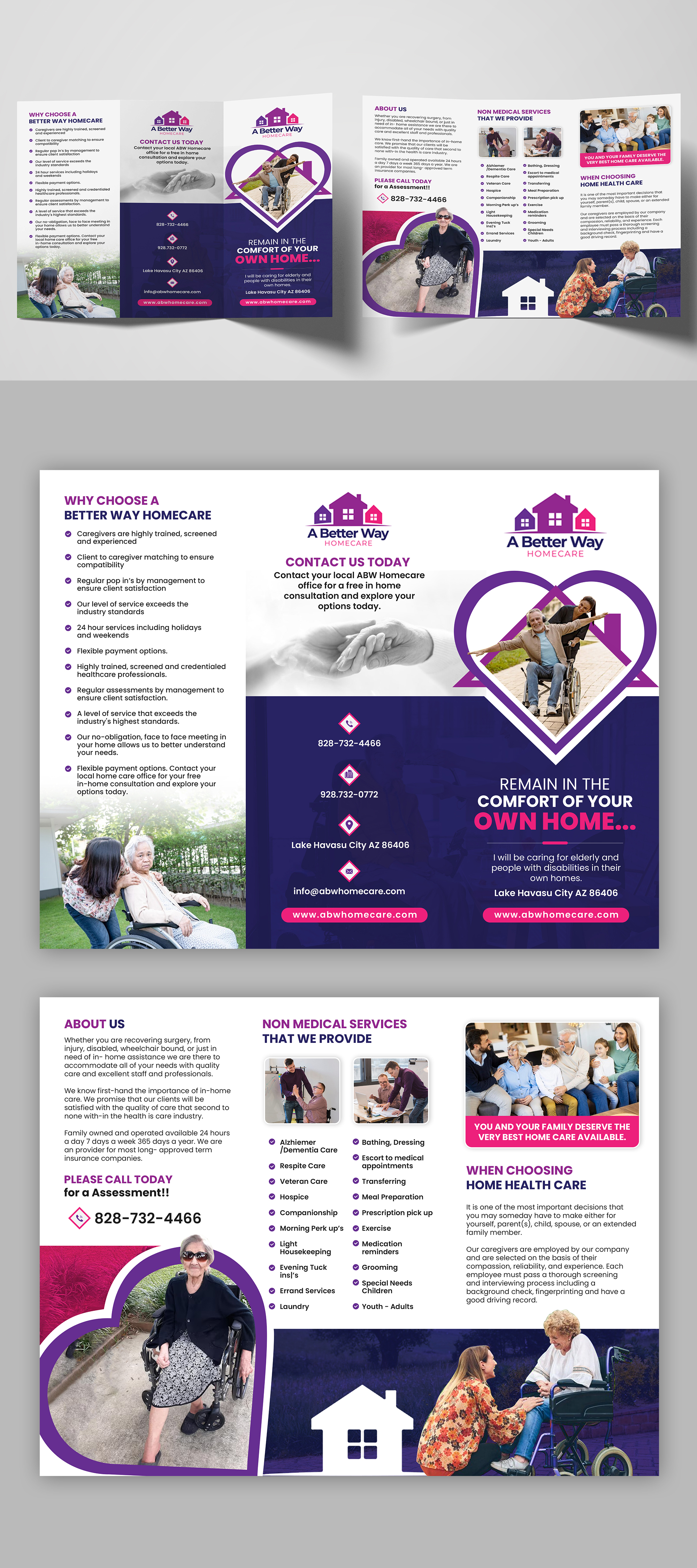 Flyer Design by debdesign for A Better Way Homecare | Design #33988323