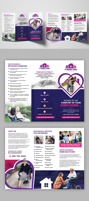 Flyer Design by debdesign for A Better Way Homecare | Design: #33988323