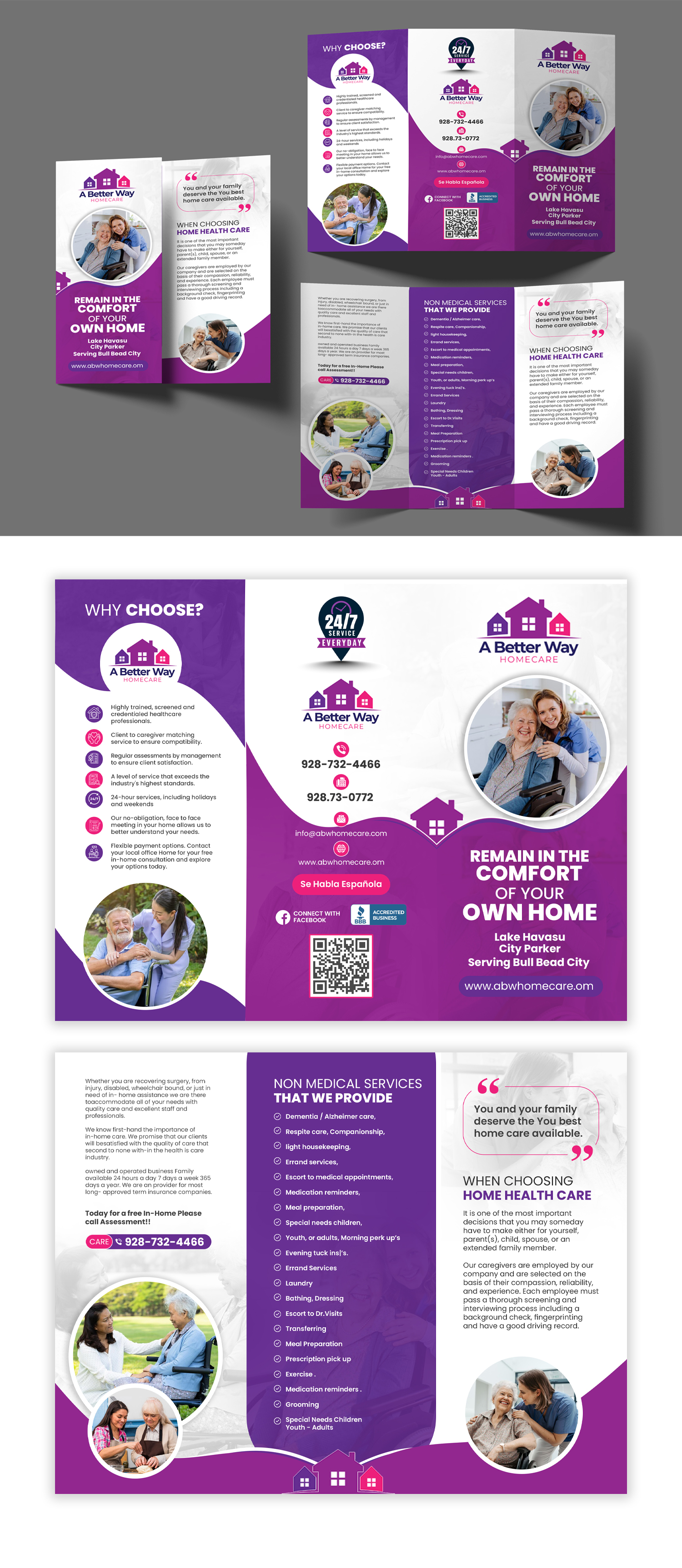 Flyer Design by debdesign for A Better Way Homecare | Design #33988573
