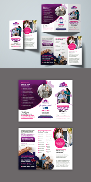 Flyer Design by debdesign for A Better Way Homecare | Design: #33989340